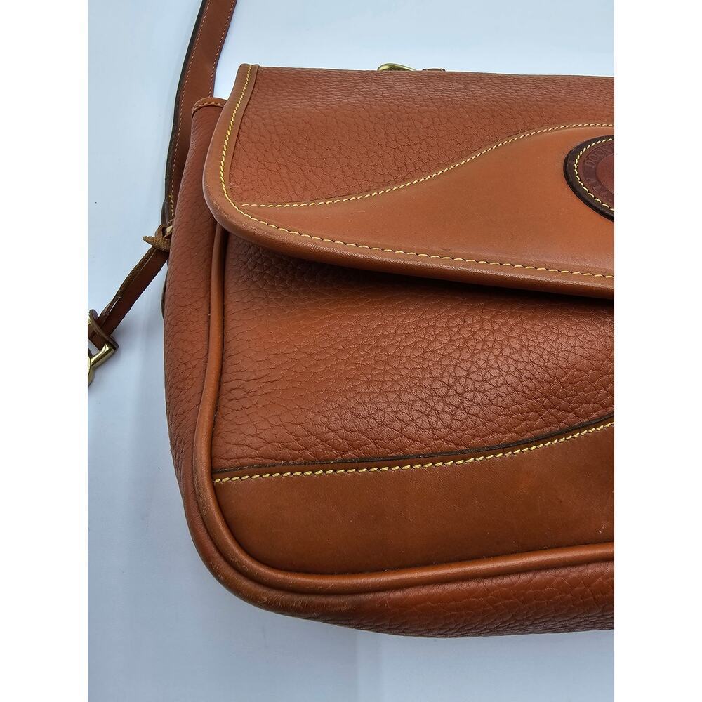 Vintage Dooney & Bourke All-Weather Yan Leather Carrier Bag w/Shoulder Strap - Picture 4 of 16
